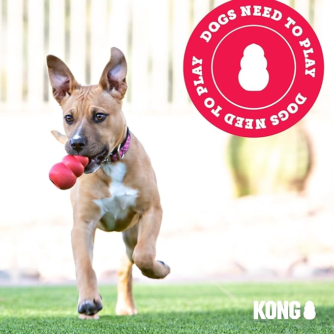 KONG Classic Stuffable Dog Toy - Fetch & Chew Toy for Dogs - Treat-Filling Capabilities & Erratic Bounce for Extended Play Time - Durable Natural Rubber Material - for XX-Large Dogs