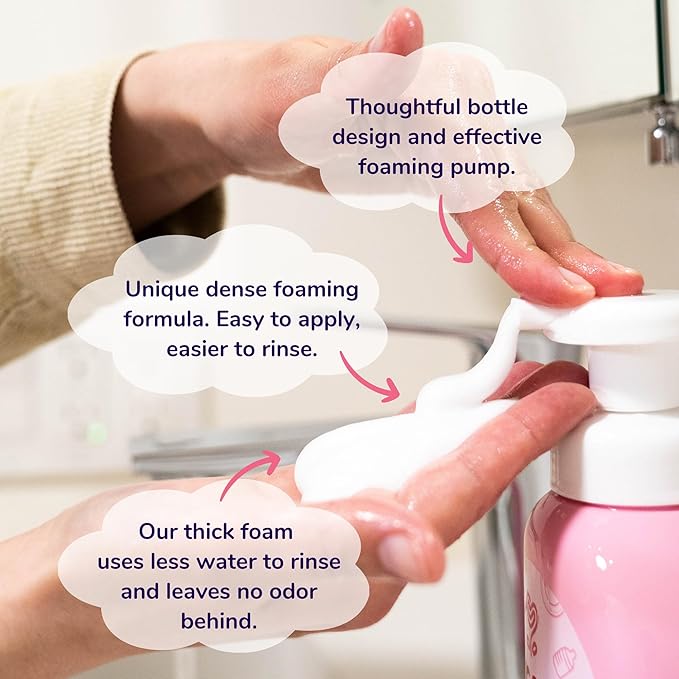 Arau Baby Unscented Foam Bottle Wash Refill, Natural Plant Based Baby Bottle & Dish Soap, No Artificial Fragrance or Additives, Gentle for Washing Bottles, Pacifiers and Toys, Easy Rinse, 15.21 Fl Oz