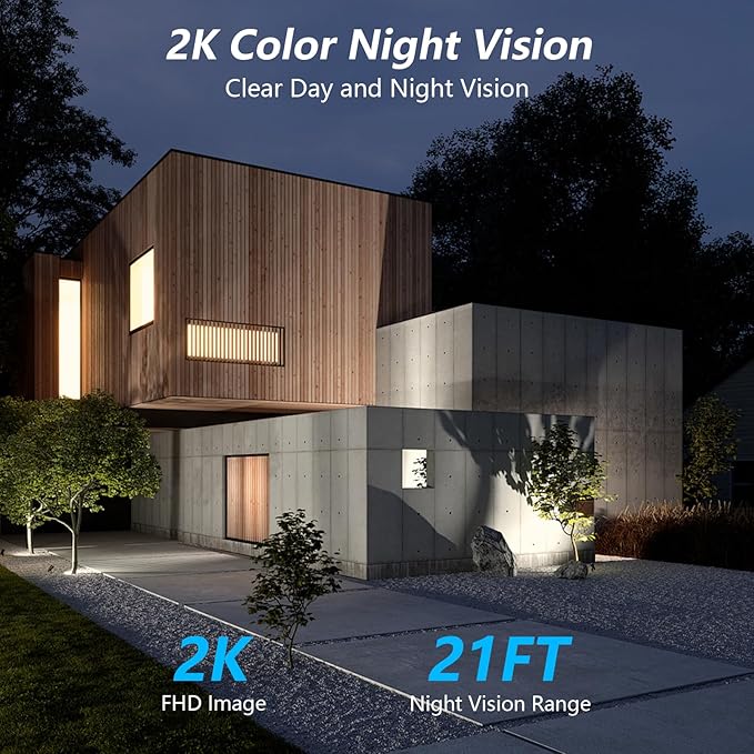 wansview Solar Camera Outdoor Wireless-2K 360°PTZ Cameras for Home Security with Dual Lens, Solar Panel/Battery Powered, PIR Detection, Color Night Vision, 2.4Ghz Wi-Fi Only, Works with Alexa, B7 1P W