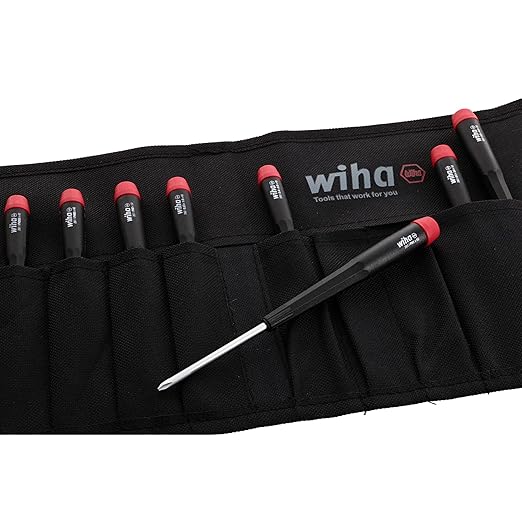 Wiha 66992 22pc Ball End Hex L-Key Set With MagicRing 26199 8pc Slotted & Phillips Screwdriver Set