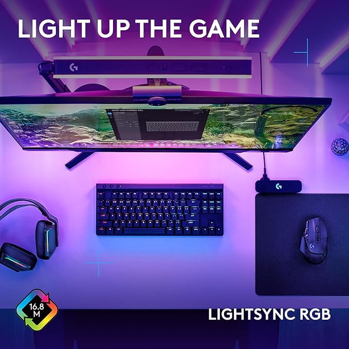 Logitech G502 X Lightspeed Wireless Gaming Mouse + G515 TKL Wireless Gaming Keyboard (Tactile) Bundle: Black