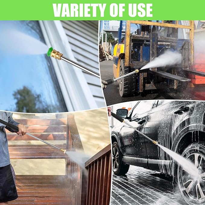 4200PSI Pressure Washer, 4.0GPM Heavy Duty Power Washer with 5 Quick Connect Nozzles, 25ft Flexible Hose and 0.5Gal Soap Tank, 212cc 7.0 HP Engine, EPA/CARB/ETL Compliant, Black