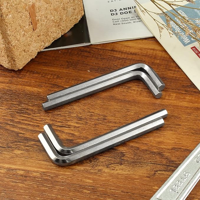 Piutouyar 6mm Hex Key, Allen Key L Shaped Wrench Set, Small Hex Wrench for Bike & Furniture Repair (10 Pcs)