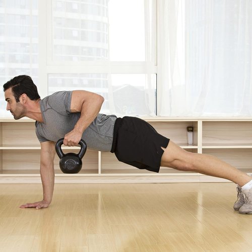 JFIT Kettlebell Weights - Durable Cast Iron for Strength Training | Multiple Sizes Available