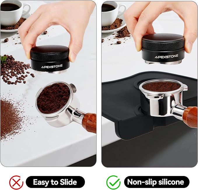 Silicone Coffee Tamper Mat 8 Inch X 6 Inch, Espresso Silicone Mat, Espresso Tamper Mat, Coffee Tamp Mat