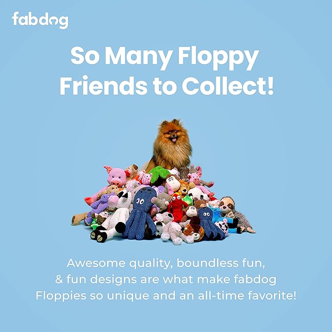fabdog Floppies Plush Dog Toy - Cute & Durable Squeaky Dog Toys - Best Squeak Toy for Puppies and All Breeds | Ideal Pet Gift| Large Koala