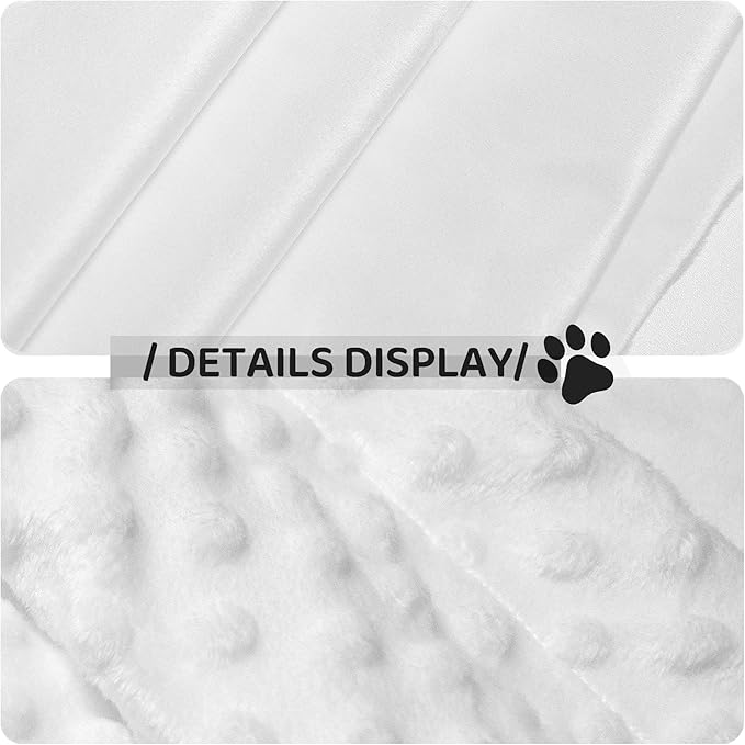 Waterproof Dog Blanket Soft Pet Blanket for Puppy Cat, Fleece Cat Throw Blankets for Furniture Bed Couch Sofa Reversible - Navy Blue Gingham 1