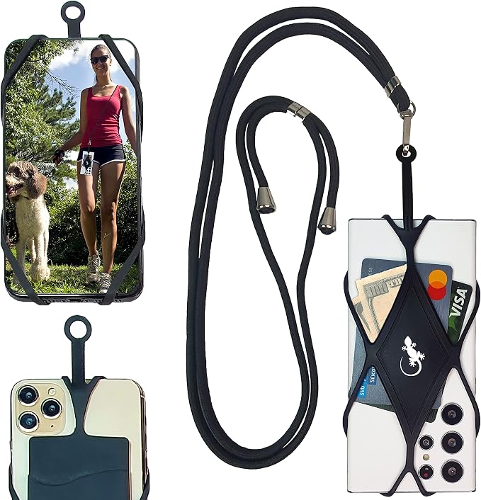 Gecko Travel Tech Cell Phone Lanyard Phone lanyards for Around The Neck Neck Lanyard Phone Crossbody