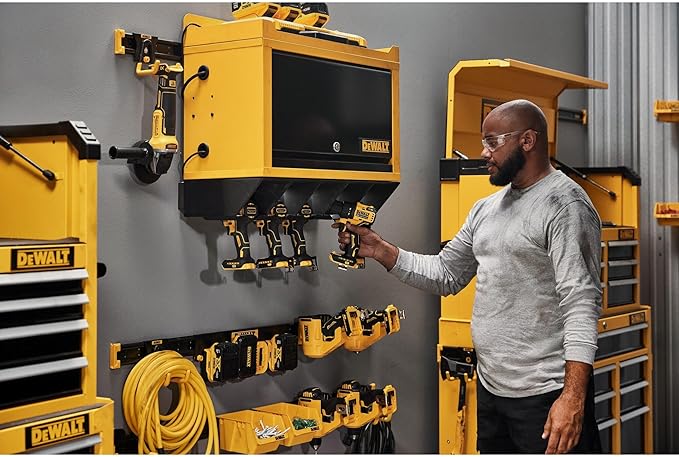 DEWALT Plastic Bins, 10lb Capacity, DEWALT Workshop Storage System Compatible (DWST82813)