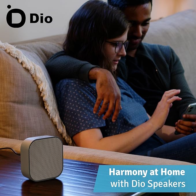 Dio Node Multiroom Wi-Fi Home Speakers (5-Pack), Works with Apple AirPlay 2 and Other Apple Devices, Immersive Sound System, Easy to Connect, Spotify Player