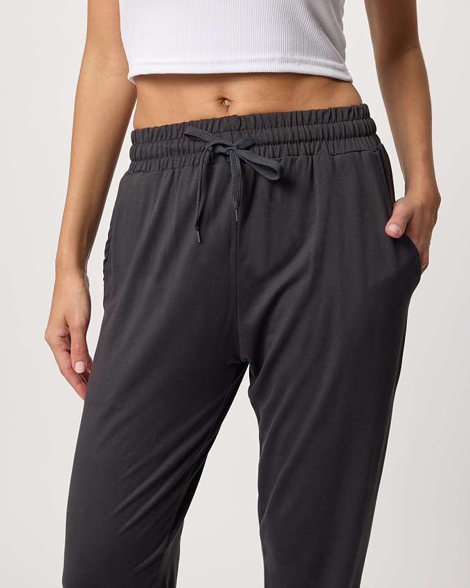 3 Pack Women's Lounge Joggers Sweatpant Active Athletic Yoga Workout Pocket | Available in Plus Size, Ladies Casual, Drawstring Gym Pants, Sleep Bottoms, Hiking, Running, Fitness, Exercise, Pajama, Soft