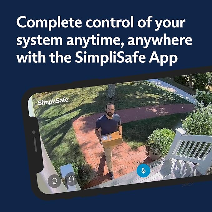SimpliSafe Wired Doorbell,1080p - Compatible with SimpliSafe Home Security System - Latest Gen
