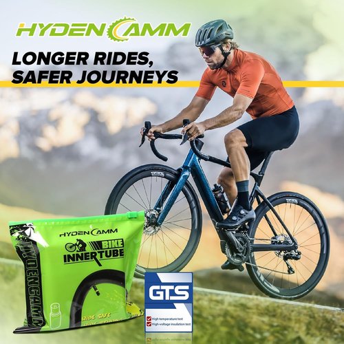 Bike Tubes 4-Pack by [Brand Name] | Durable 12''-29'' Sizes with 32mm Schrader Valve & Tire Levers