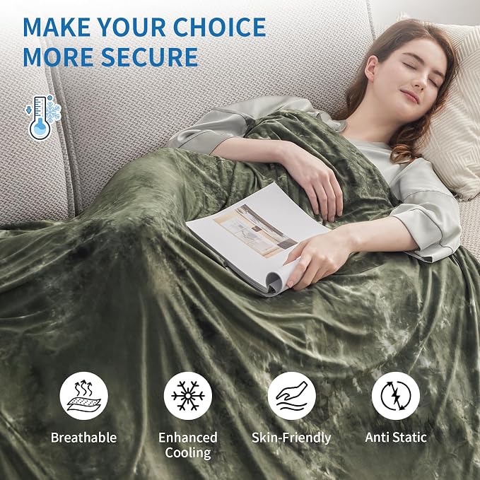 Guohaoi Cooling Blanket for Hot Sleepers and Night Sweats 50"x70" Twin Size | Arc-Chill Q-Max >0.5 Cool Fiber,100% Oeko-Tex Certified Lightweight Summer Blanket for Travel/Outdoor Ultra Cold Breathable