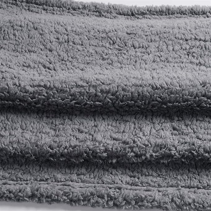 Pet Blankets for Couch Sofa Bed Dog Blankets Reversible Cat Blanket Soft Furniture Protector Cover for Small Medium Large Dogs Cats, Grey, 24 x 31 inches