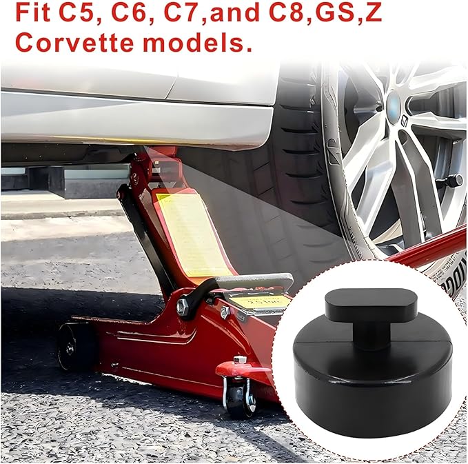 4pcs Car Lifting Pucks Compatible c5 Corvette Jack Pucks C6 C7 Corvette Jack Pucks C8 Jacking Puck Rubber Lift Pads with Storage Bag