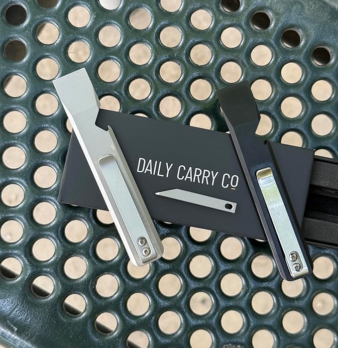 DAILYCARRYCO. SlimPry 2.0 Ultimate Slim Mini Everyday Carry PryBar Simple Keychain Carry Pry Tool Lightweight Sleek KeyChain