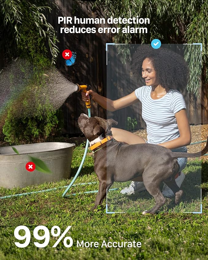 Security Cameras Wireless Outdoor: Cameras for Home Security WiFi Camera with Solar Panel Battery Powered Surveillance System Kit Motion Sensor Alarm Floodlight Night Vision IP66 Waterproof