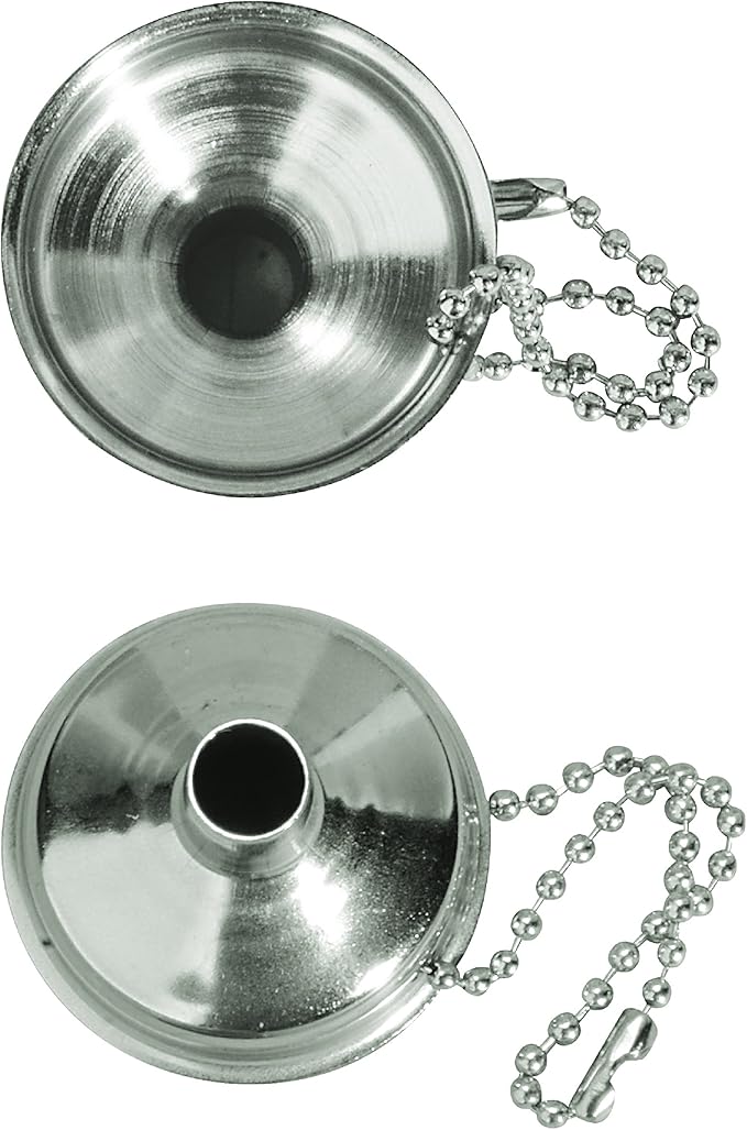 Thirsty Rhino Stainless Steel Mini Flask Funnel/Essential Oil Bottle Funnel (Set of 2)