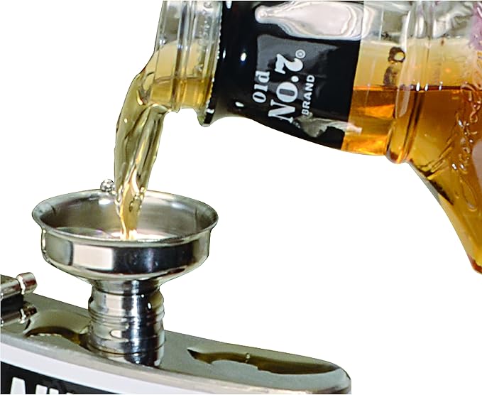 Thirsty Rhino Stainless Steel Mini Flask Funnel/Essential Oil Bottle Funnel (Set of 2)