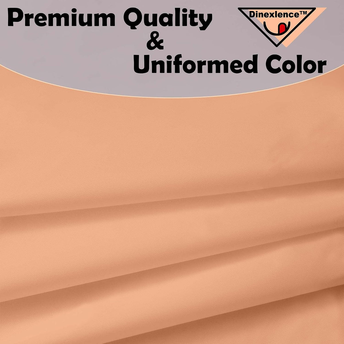 2 Pack Peach Premium Plastic Tablecloth Rectangle 54 x 108 Inches Reusable Rose Gold Peach Decorative Table Cover for Dining, Wedding, Party, Indoor and Outdoor use