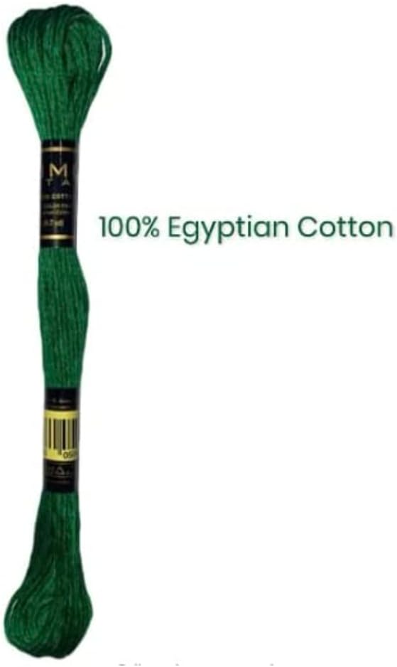 12 Pieces | Premium Embroidery Thread | 100% Egyptian Cotton Premium Skeins | Cross Stitch Embroidery Floss | Oeko TEX Certified Stranded Cotton (Pink Tones)