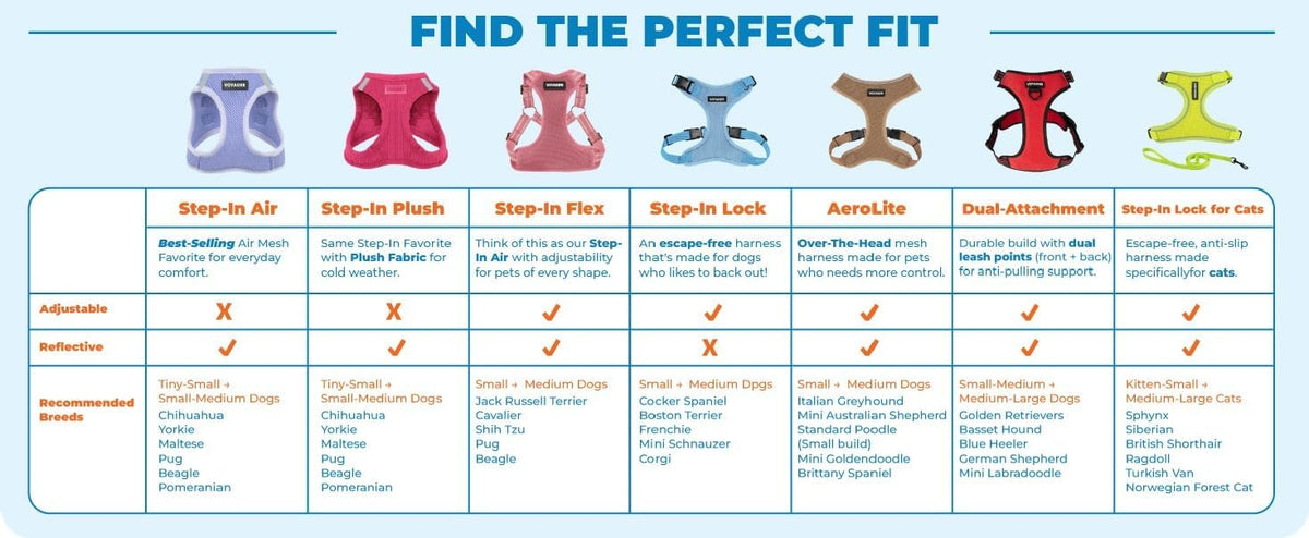 Best Pet Supplies - All Weather Plush, Reflective, No Pull Harness for Small, Medium Dogs, Cats - Secure with Hook & Loop Fastener, Buckle, Double D-Rings - Fuchsia Corduroy, S
