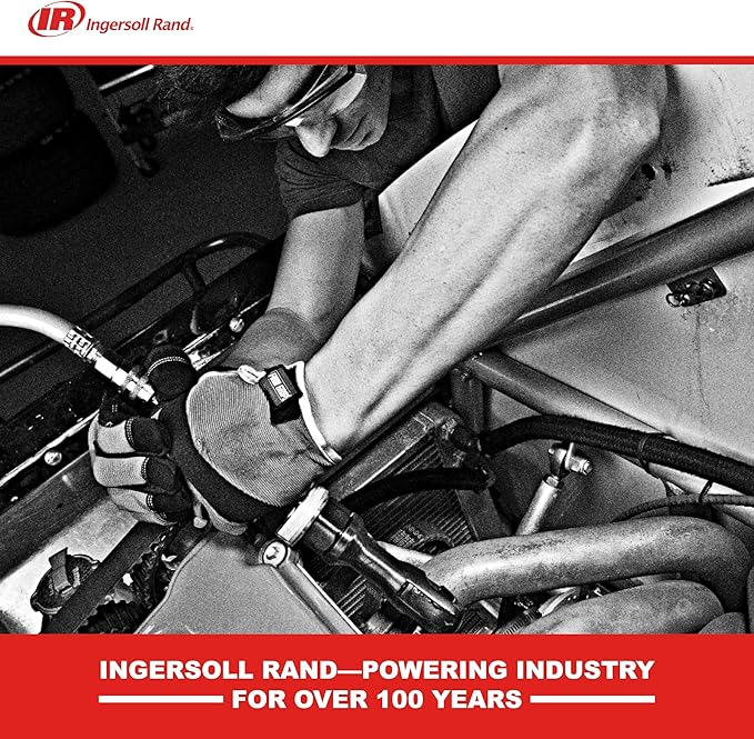 Ingersoll Rand 2115TiMAX 3/8" Air Impact Wrench, 300 ft-lbs Torque, Titanium Hammer Case, Friction Ring Retainer, Pistol