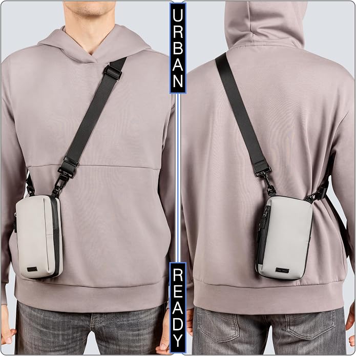 Cell Phone Crossbody Sling Bag EDC ��� RFID Small Shoulder Bag with Urban Tech Aesthetic