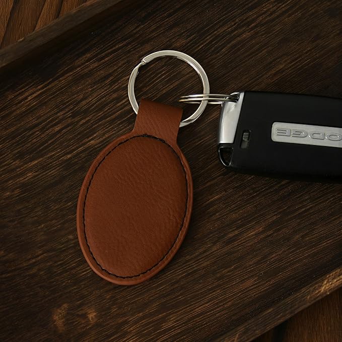 LaserGram Oval Keychain, Water Polo, Personalized Engraving Included