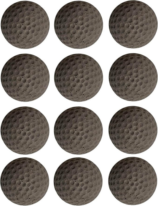 Cat Golf Balls for Indoor Kitten Toys - Interactive Sponge Foam Soccer Balls (Gray)