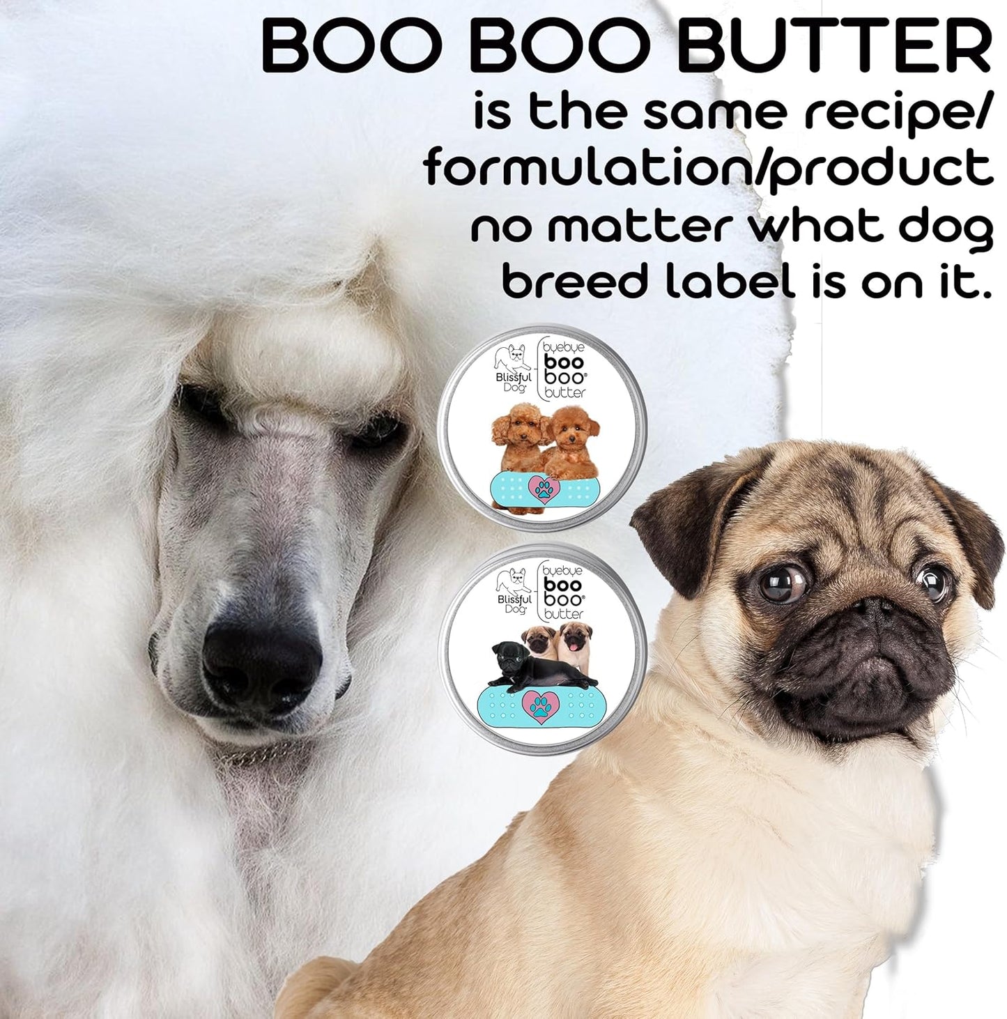 The Blissful Dog 1 oz TIN French Bulldog Booboo Butter
