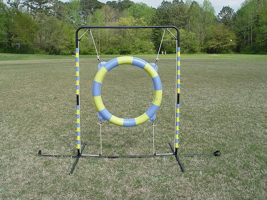 Agility Tire Jump - Double Walled Inflatale Tires with a Metal Frame Setup for Competition and Training