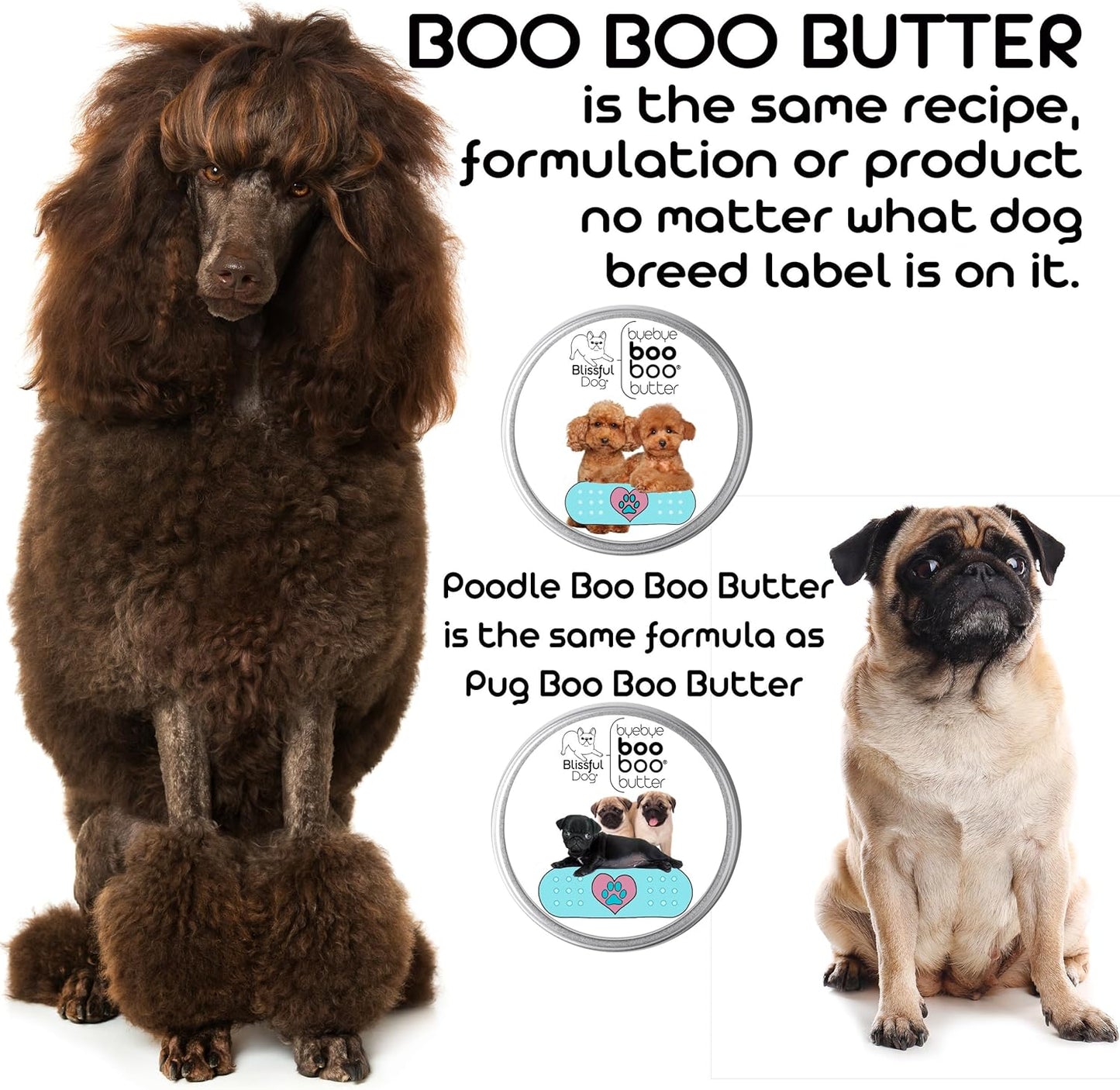 The Blissful Dog .50 oz Tube Chihuahua Booboo Butter