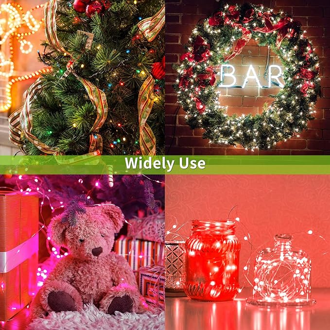Solar String Lights Outdoor, 66 Feet 200 LEDs 8 Modes Solar Fairy Lights for Outside, Waterproof Outdoor Light for Patio Yard Christmas Tree Halloween Wedding Party Decorations, Cool White