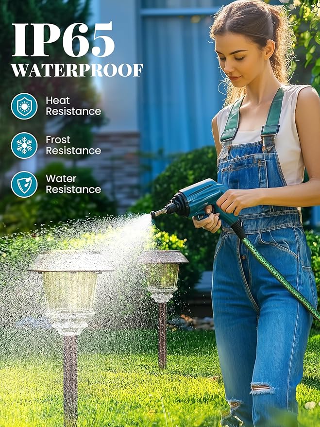 Solar Lights Outdoor Waterproof,4 Pack Bronze Pathway Lights with 10-40 LM Dimmable Glass and Metal, Solar Powered Garden Fall Decor for Yard,Patio,Pathway,Driveway(Warm White)