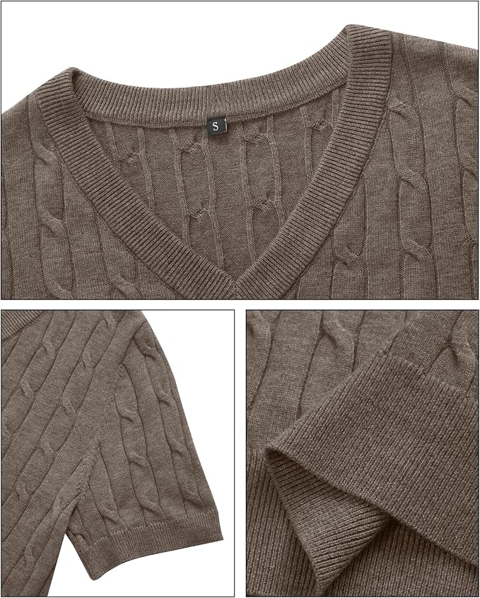 Arach&Cloz Women's Wool Blend Spring Summer Lightweight Business Casual Sweater Tops 2026