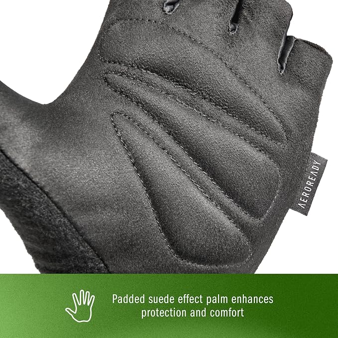 adidas Essential Training & Weightlifting Gloves, Fingerless Workout Gloves