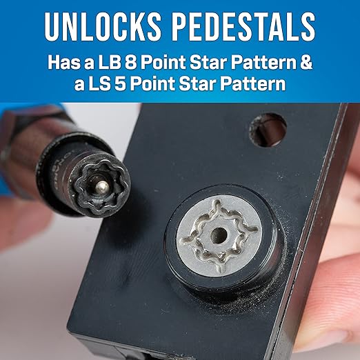 SSK-85 Jonard Tools Slam Lock Star Key for LB & LS Patterns