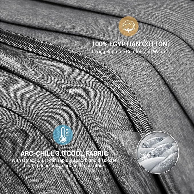 Elegear Revolutionary Arc-Chill 3.0 Cooling Blanket for Hot Sleepers, Twin | Q-Max>0.5 Cooling Fabric, Absorbs Heat to Keep Body Cool, Lightweight Summer Blankets for Night Sweats & Menopause, 59"x79"