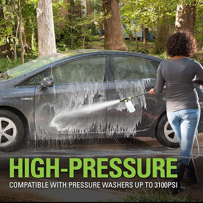 Greenworks 2000 Max PSI @ 1.1 GPM (13 Amp) Electric Pressure Washer GPW2000-1RG + Surface Cleaner Universal Attachment 30012