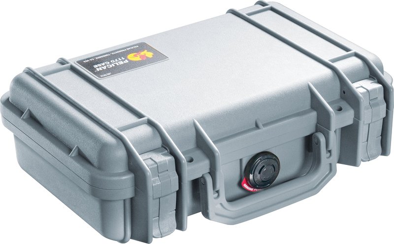 Pelican 1170 Case with Foam (Silver)