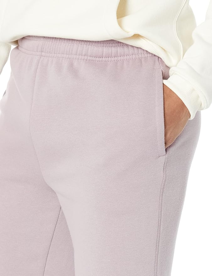 Amazon Essentials Men's Relaxed Straight Leg Fleece Open Bottom Sweatpant (Available in Big & Tall)