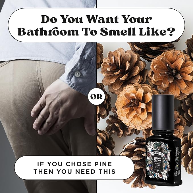 Poo-Pourri Before-You-Go Toilet Spray, Cypress Woods, 2 Fl Oz - Cypress, Pine and Fresh Air