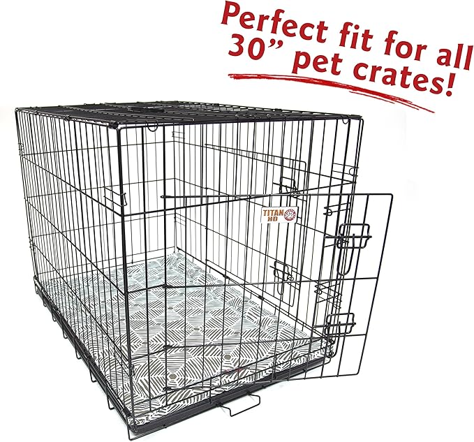 30" Charlie Metallic Crate Dog Bed Mat By Majestic Pet Products