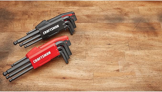 CRAFTSMAN Hex Key Allen Wrench Set with Ball-End, SAE/MM, 20 Piece (CMHT26020)