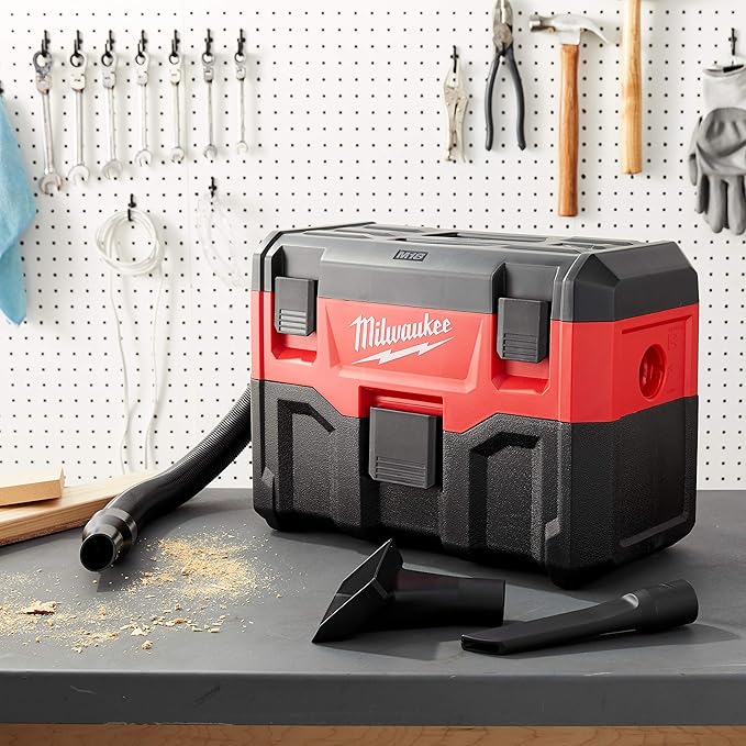 Milwaukee 0880-20 18-Volt Cordless Wet/Dry Vacuum, Red