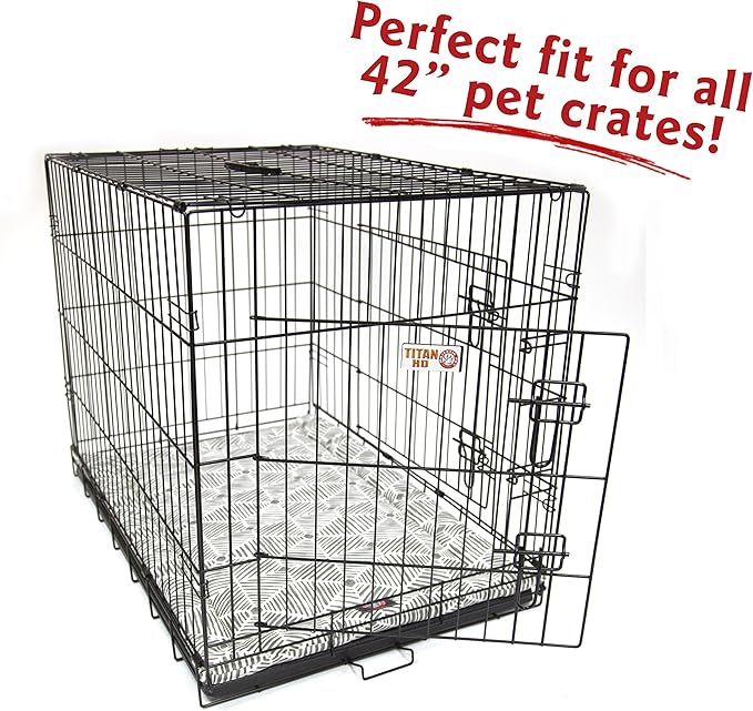 42" Charlie Gray Crate Dog Bed Mat By Majestic Pet Products