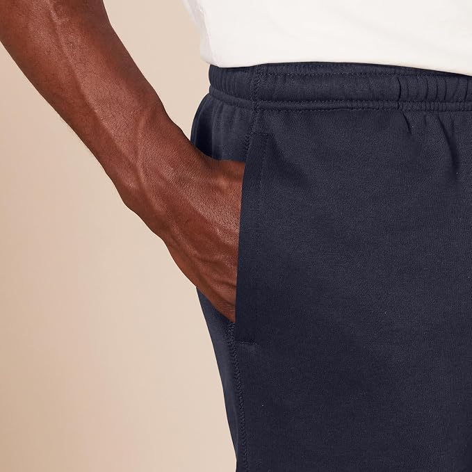 Amazon Essentials Men's Relaxed Straight Leg Fleece Open Bottom Sweatpant (Available in Big & Tall)
