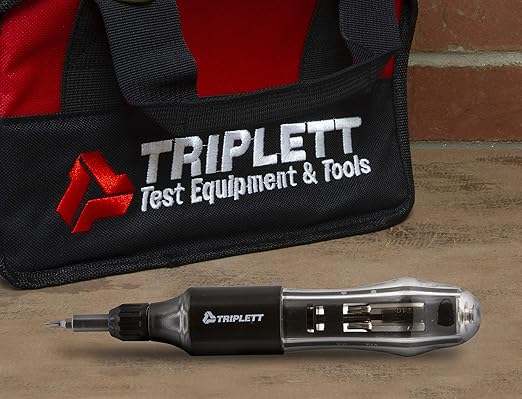 Triplett TMAL-002 10-in-1 Mini Autoloading Ratcheting Screwdriver with Magnetic Bits